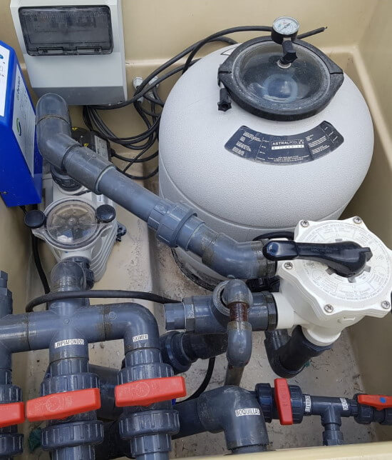 cambiarena filtro piscina madrid 